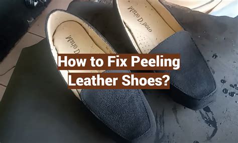 how to fix fake leather boots that are peeling